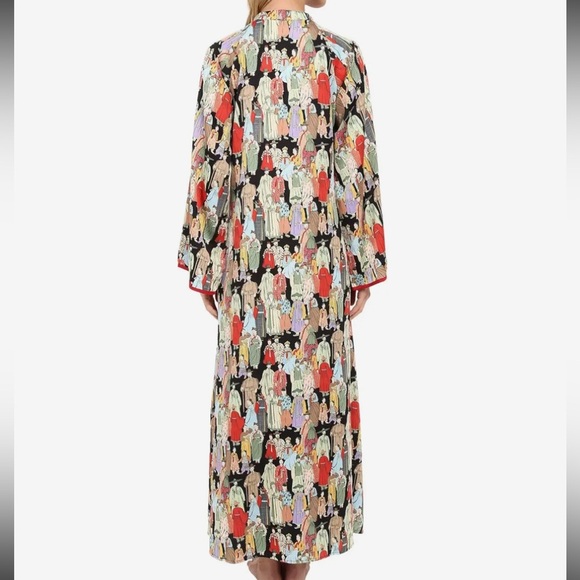 Natori Dynasty Zip Caftan - Picture 2 of 9